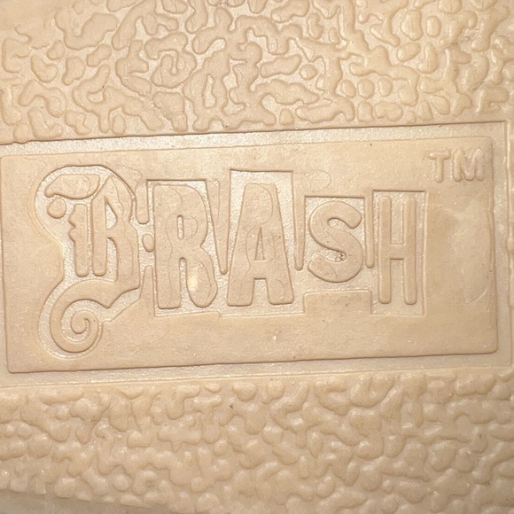 Brash Black Patent Leather Espadrille Wedge Heels sz 11 - Picture 3 of 4